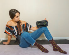 Load image into Gallery viewer, Women Set Cotton Quarter Mid Calf Crew Socks Size 5-9 (3-pairs)