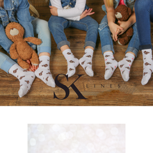 Load image into Gallery viewer, Kids Cotton Soft Breathable Mid Calf Crew Socks (Pack of 3-pairs).