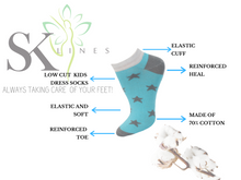 Load image into Gallery viewer, Kids Cotton Soft Breathable Low Cut Socks (Pack of 3-pairs)