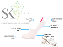 Load image into Gallery viewer, Women Cotton Soft Breathable No Show Socks (Pack of 3 or 6-pairs).