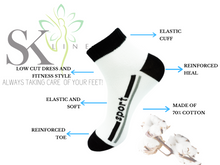 Load image into Gallery viewer, Men's Cotton Low Cut Socks (Pack of 3 or 6-pairs).