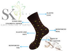 Load image into Gallery viewer, Men Cotton Soft Breathable Mid Calf Crew Socks (Pack of 3-pairs)