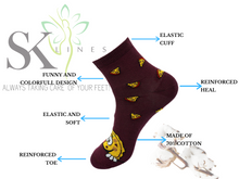 Load image into Gallery viewer, Women Cotton Soft Breathable Mid Calf Crew Socks (Pack of 3-pairs or 6-pairs).