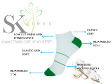 Load image into Gallery viewer, Women Cotton Soft, Breathable Low Cut Socks (Pack of 3 or 6-pairs)