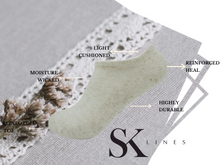 Load image into Gallery viewer, Linen Men Low Cut Socks – Soft, Breathable Keep Feet Dry with Moisture-Wicking Flax Fibers (3-pairs)