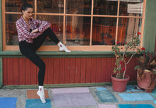 Load image into Gallery viewer, Linen Flax Women Soft Breathable Embroidery Ornament Socks (Pack of 2-pairs)