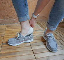 Load image into Gallery viewer, Linen Flax Men's Soft Breathable No Show Socks 3-pairs.