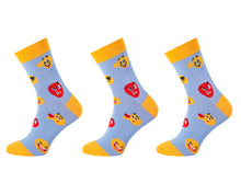 Load image into Gallery viewer, Cotton Mid Calf Crew Unisex Socks – Soft, Breathable Socks (Pack of 3-pairs)