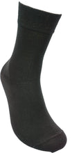 Load image into Gallery viewer, Black Bamboo Socks for Men and Women 3 Pairs – Soft, Breathable Crew Style Unisex