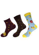 Load image into Gallery viewer, Women Set Cotton Quarter Mid Calf Crew Socks Size 5-9 (3-pairs)
