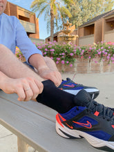 Load image into Gallery viewer, Black Bamboo Socks for Men and Women 3 Pairs – Soft, Breathable Crew Style Unisex