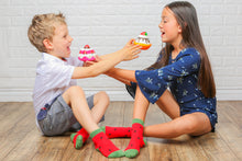 Load image into Gallery viewer, Kids Cotton Soft Breathable Mid Calf Crew Socks (Pack of 3-pairs)