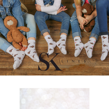 Load image into Gallery viewer, Kids Cotton Soft Breathable Mid Calf Crew Socks (Pack of 3-pairs).
