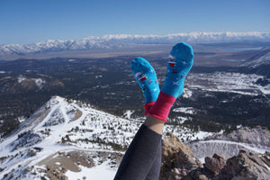 Women's Thick Terry Cotton Socks - Soft Warm Comfort Casual Crew Winter Socks (Pack of 2), Multicolor