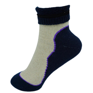 Women's Heavy Thick Terry Linen Socks - Soft Warm Comfort Winter Crew Socks (2-pairs)