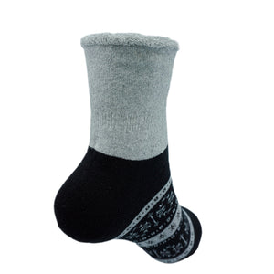 Women's Thick Terry Cotton Socks - Soft Warm Comfort Casual Crew Winter Socks (Pack of 2), Multicolor