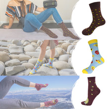 Load image into Gallery viewer, Women Set Cotton Quarter Mid Calf Crew Socks Size 5-9 (3-pairs)
